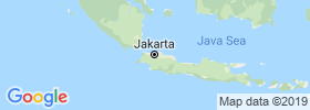 Jakarta Raya map